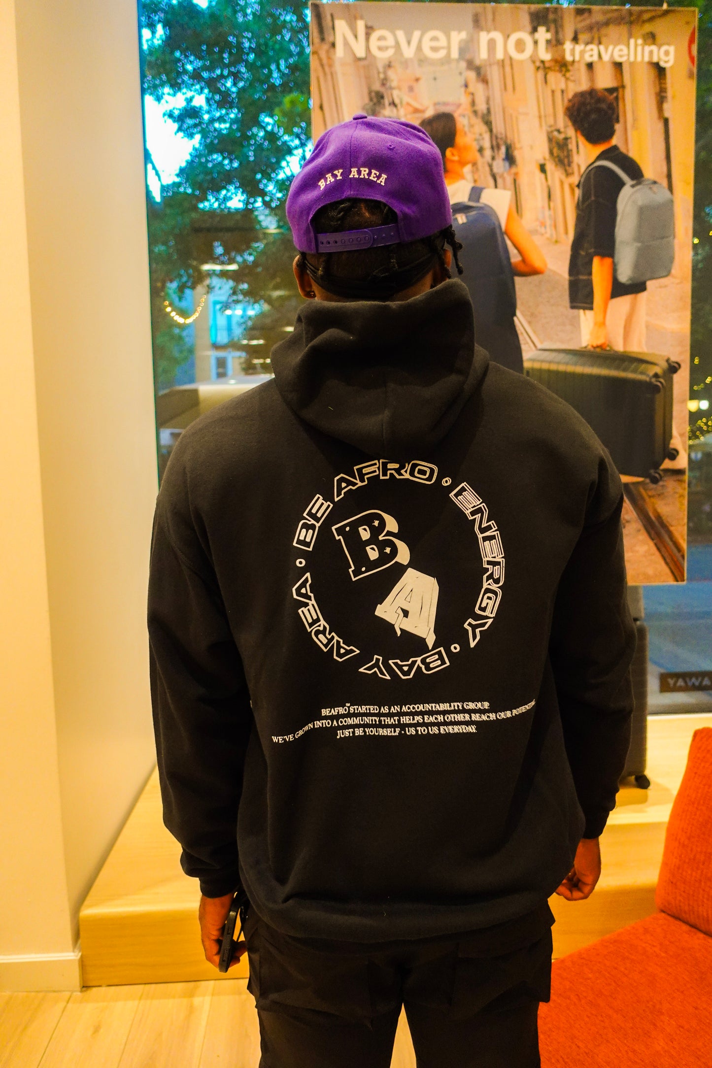 Be Yourself Hoodie Black
