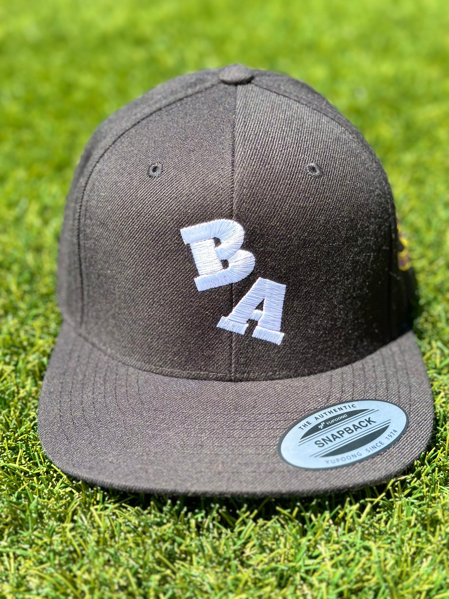 -Black BA Stunnas 6 Panel Snapback