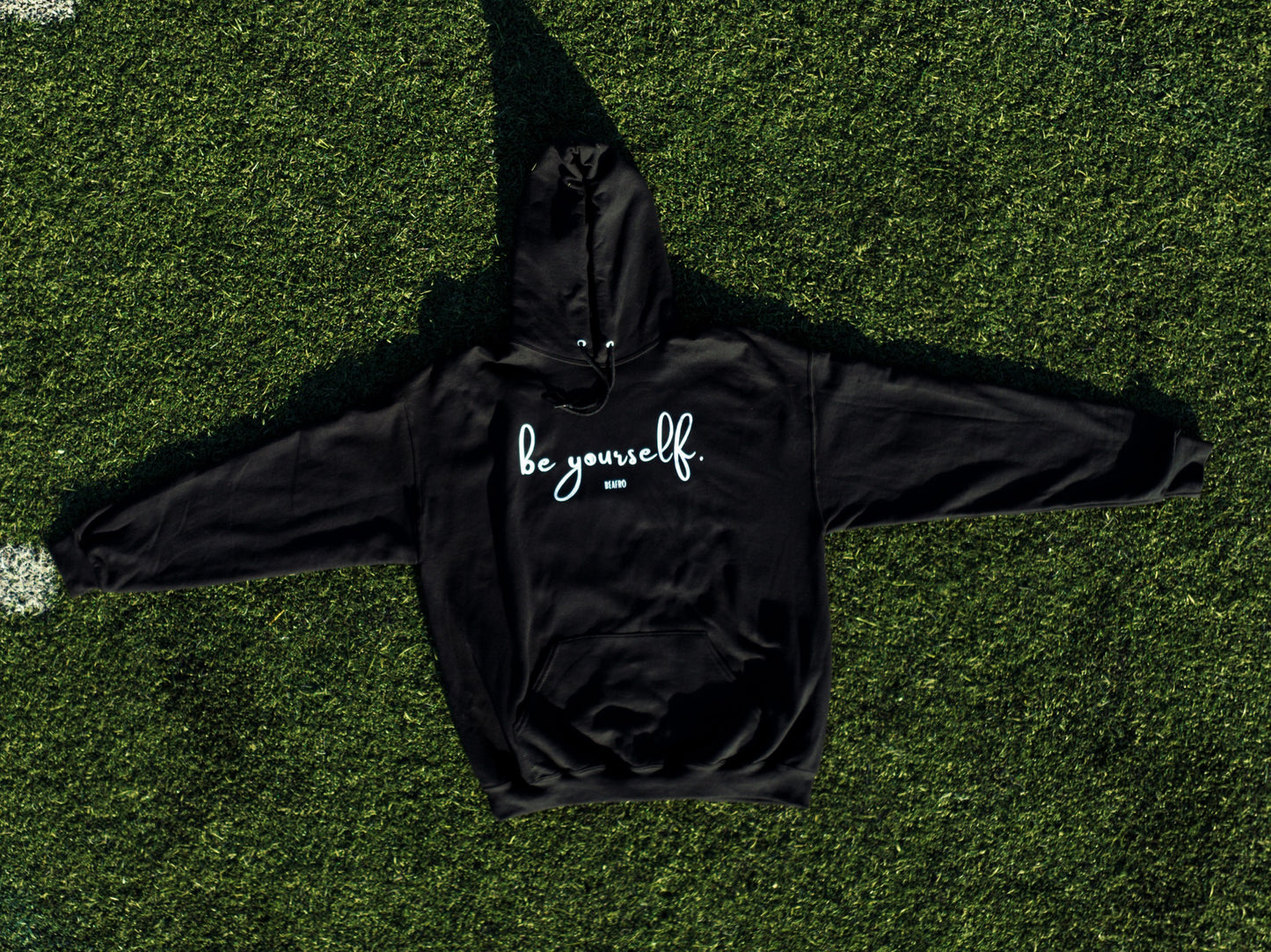 Be Yourself Hoodie Black