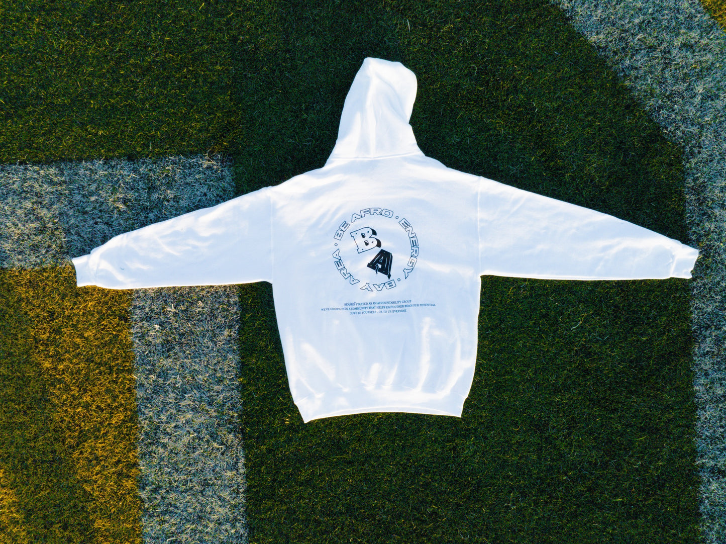 Be Yourself Hoodie White