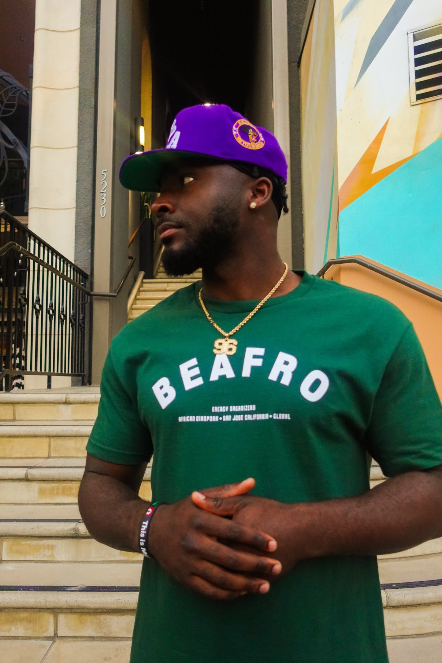 Energy Organizers Tee Forest Green