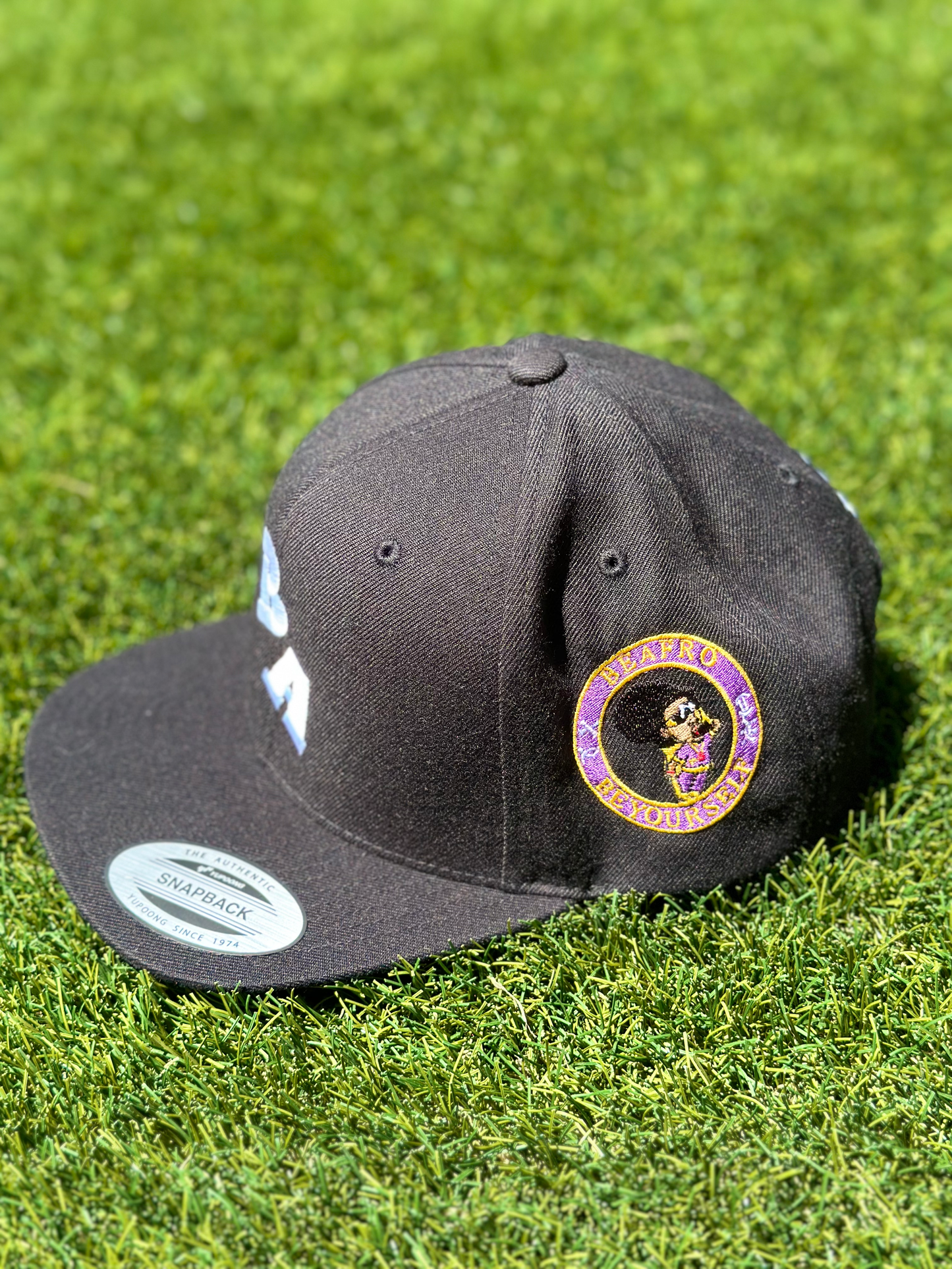 -Black BA Stunnas 6 Panel Snapback