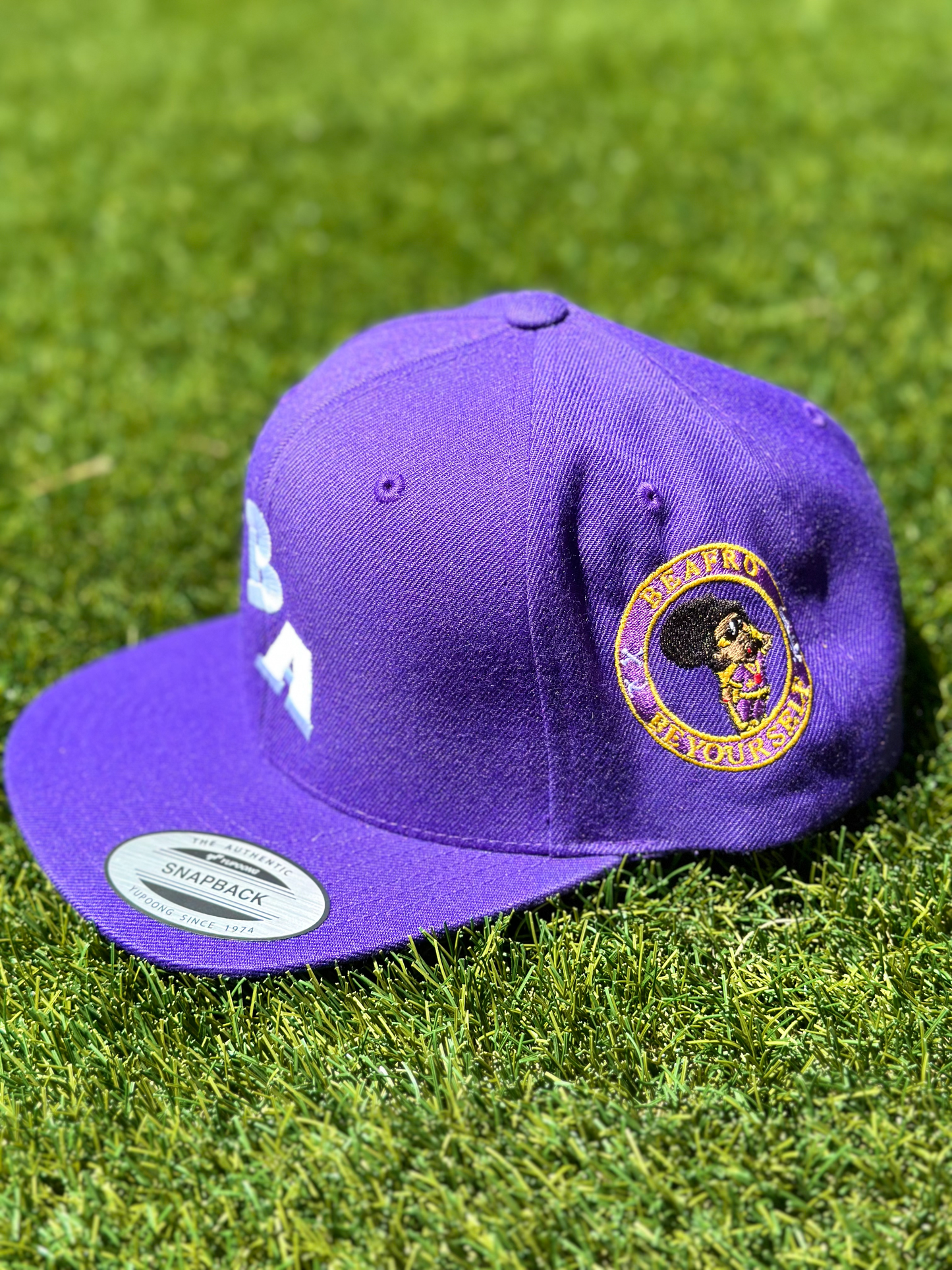 BA Stunnas 6 Panel Snapback Purple
